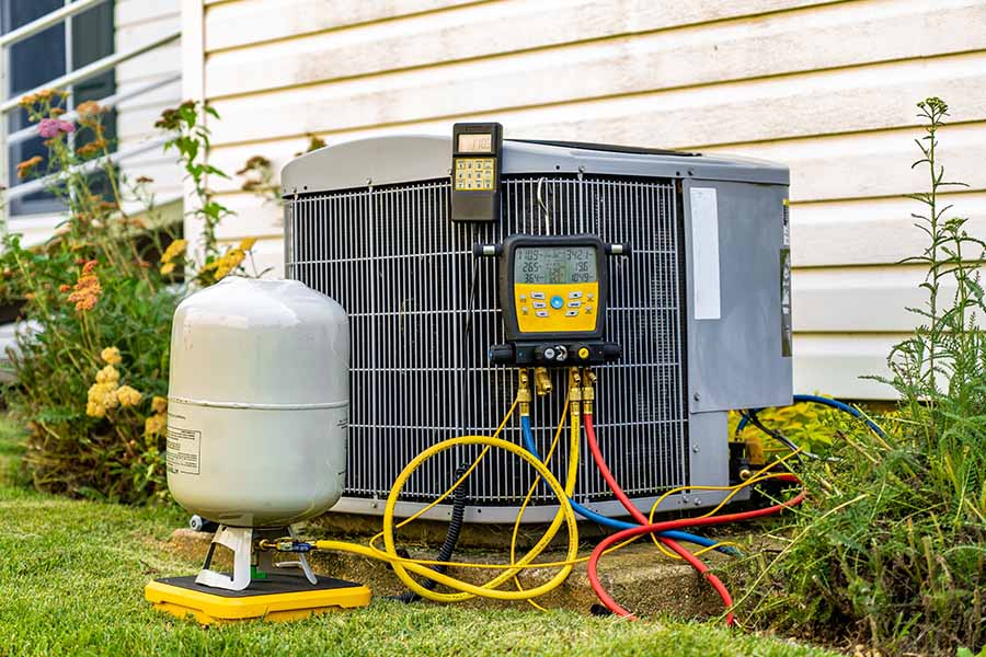 outdoor HVAC unit